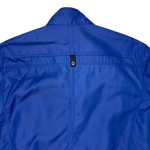 Zara Man Utility Jacket Men XL Blue Black Zip Button Sport Classic Bomber Jacket - Picture 7 of 16
